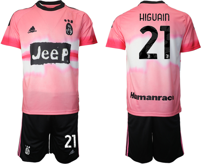 Men 2021 Juventus adidas Human Race #21 soccer jerseys